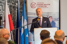 Otwarcie obrad przez prorektora ds. rozwoju i współpracy prof. Jarosława Sępa,