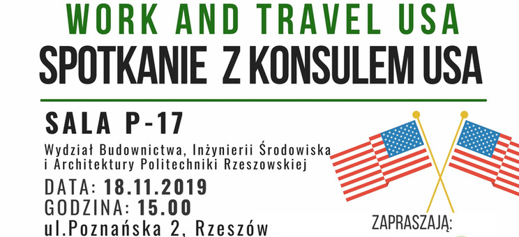 Spotkanie z Konsulem USA w Politechnice Rzeszowskiej
